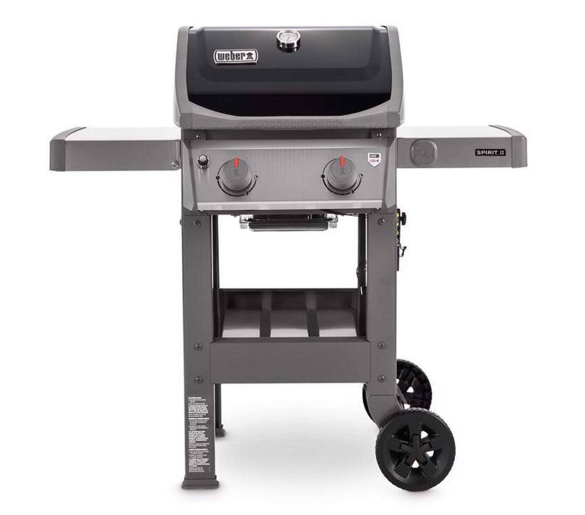Weber Spirit II E-210 2 Burner Liquid Propane Grill Black • 44010001