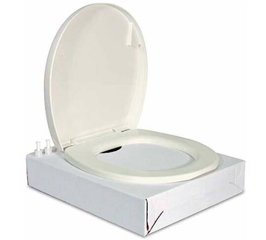 Thetford White Plastic Toilet Seat for Aqua Magic Style II, Residence Toilets • 42178