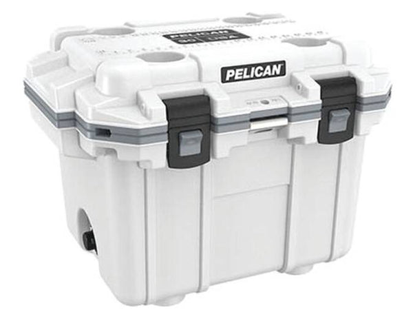 Pelican 30-Quart Elite Cooler - White/Gray • 30Q-1-WHTGRY