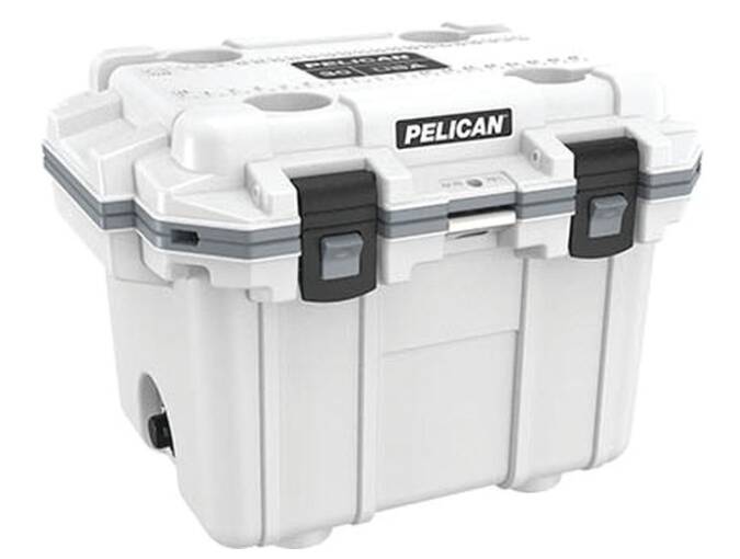 Pelican 30-Quart Elite Cooler - White/Gray • 30Q-1-WHTGRY