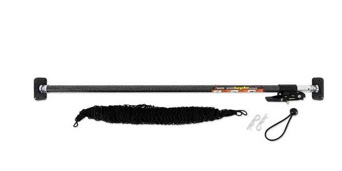 Keeper Ratcheting Cargo Bar with Storage Net 40in - 70in • 05060