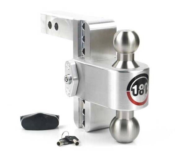 Weigh Safe 180 Degree Turnover Ball 6" Drop Hitch with 2" Shank Includes Stainless Steel 2"X 2-5/16" Combo Ball • LTB6-2