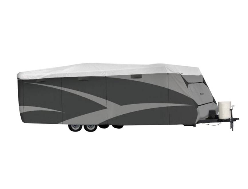 ADCO Designer Series Travel Trailer Cover (Gray with White Roof, Up to 26') • 36843