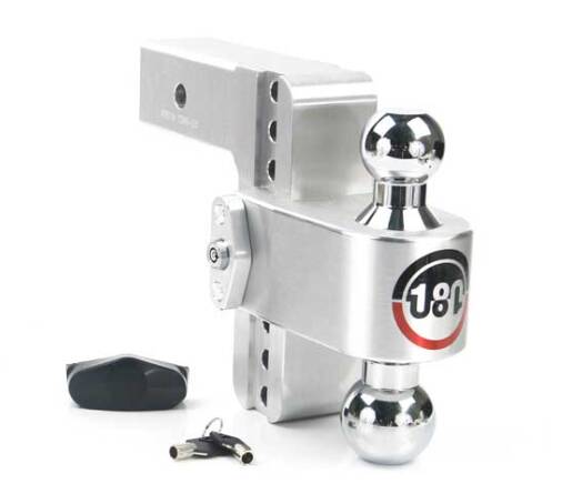 Weigh Safe 180 Turnover Ball 6" Drop Hitch with 2.5" Shank Keyed Alike • CTB6-2.5