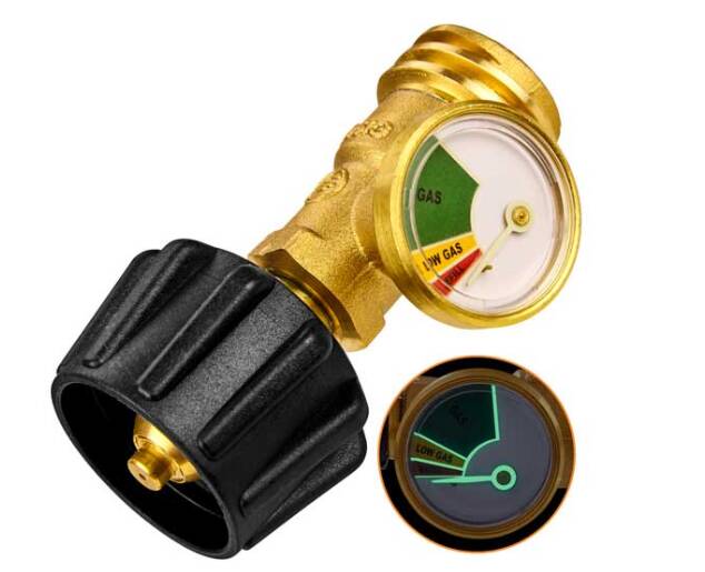 Flame King Propane Gas Level Indicator Check Gauge Meter • YSN212B
