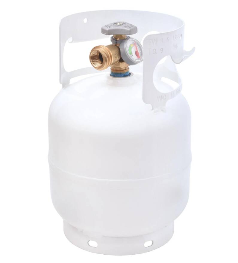 Flame King Portable 5lb Propane Tank LP Cylinder with OPD & Gauge • YSN5LB-GAUGE