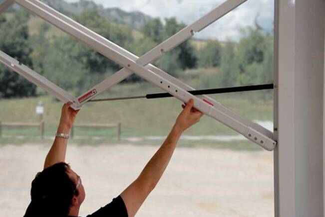 Carefree 12V Awning Arm Set Adjustable 8' Extension • OV25APHW