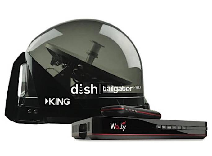 King Tailgater Pro Premium Satellite Antenna Bundle • DTP4950