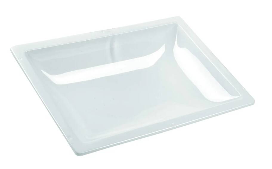 Specialty Recreation RV Skylight - White Inner Dome only - 18" x 24" • N1824