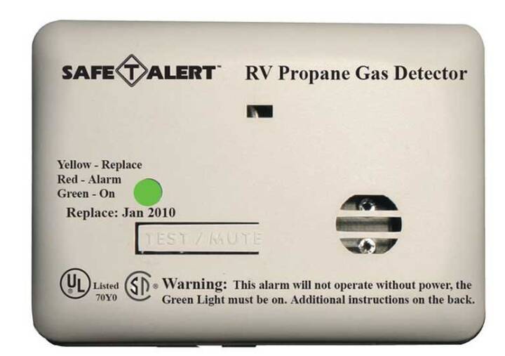 Safe-T-Alert 20 Series MIni RV Propane/LP Gas Alarm - White • 20-441-P-WT