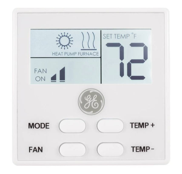 GE Appliances Single Zone RV Air Conditioner Wall Thermostat - White • RARWT2W