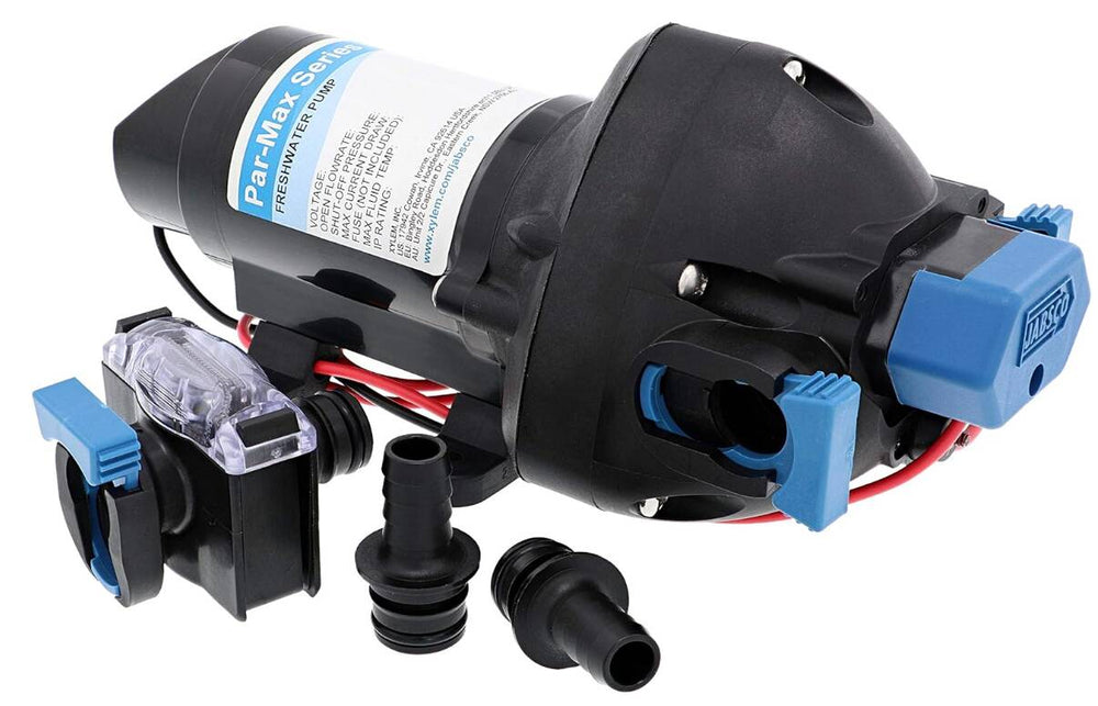 Jabsco ParMax 3 - 12V 3GPM 25PSI Freshwater Delivery Pump • 31395-2512-3A