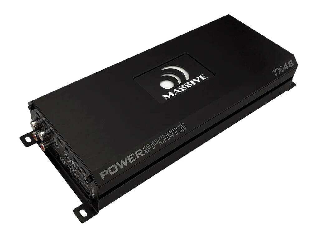 Massive 200 Watts x 4 @ 4 Ohm RMS 4 Channel Bluetooth Marine Amplifier • TX48