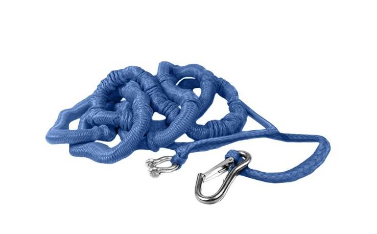 Greenfield 7'-21' L Blue Polyester Bungee Anchor Cord • SWAB-RB