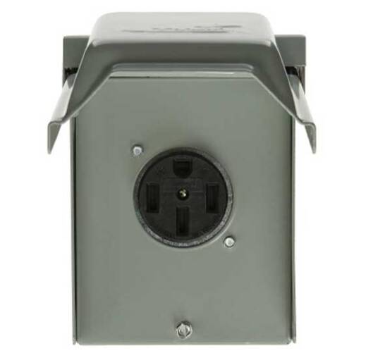 Parallax Power Supply Outdoor RV Power Outlet - 120/240V, 50A • U054P