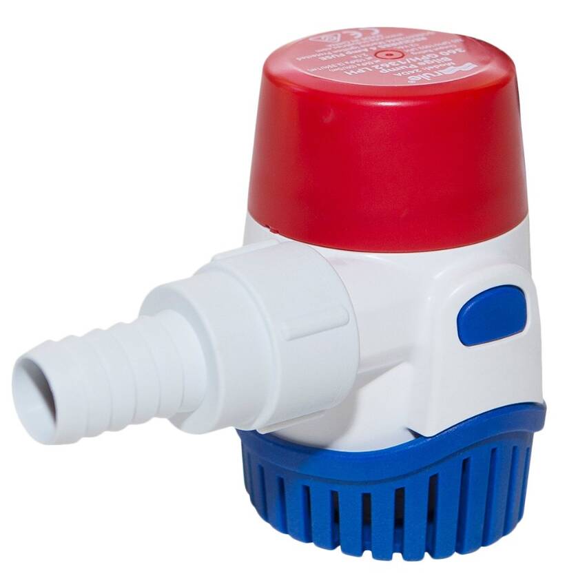 Rule 12 V 360 GPH Electric Standard Impeller Submersible Bilge Pump • 24DA
