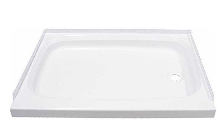 Lippert Shower Pan with Right Drain; 24" x 32" (White) • 210371