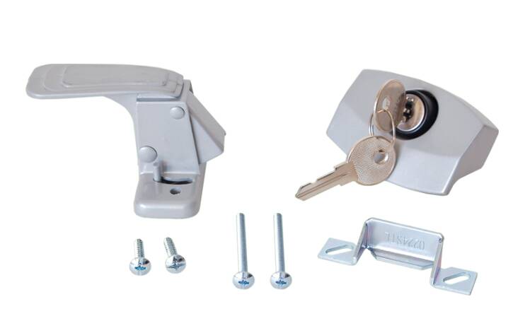 RV Designer Camper Door Latch With Lock • E311