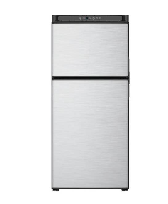 Norcold Polar Series 8 cu.ft. DC Compressor RV Refrigerator with RH Stainless Steel Doors • N8DCSSR