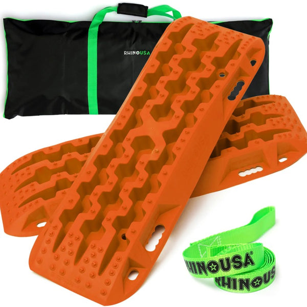 Rhino USA Recovery Traction Boards, Pair, Orange • RG-TB42X13-ORG