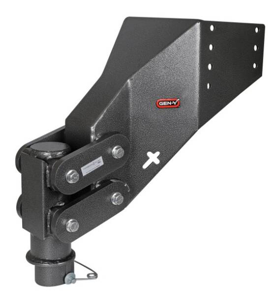 Gen-Y Hitch Executive 21.000 lb Towing 3.500 lb 5th Wheel King Pin Box with Manual Latch Coupler • GH-8046