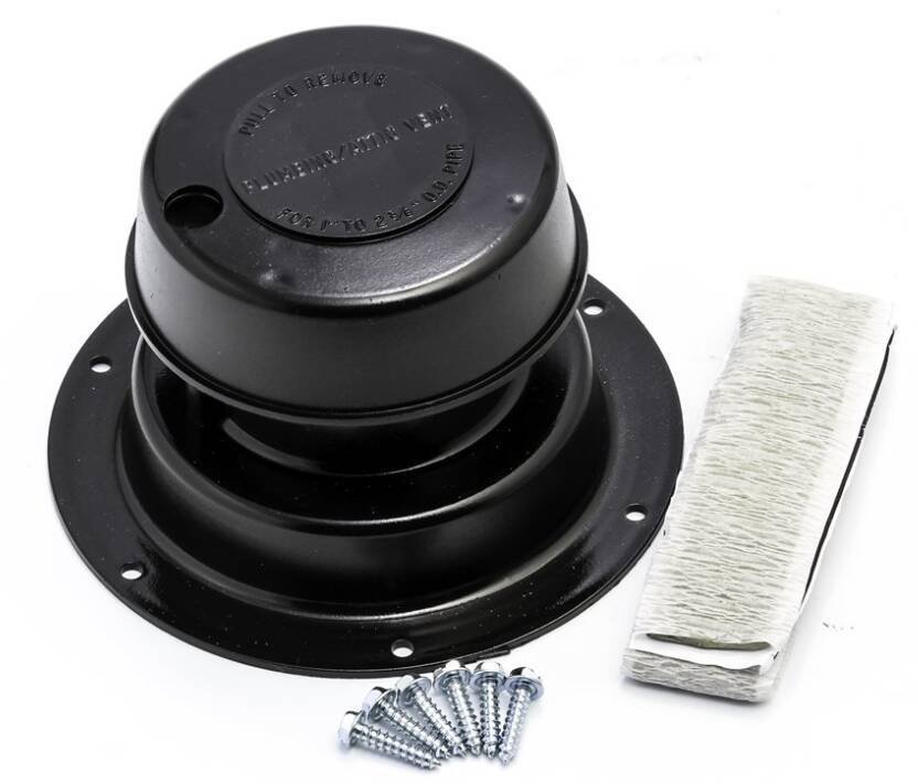 Camco Replace All Plumbing Vent Kit, Black • 40138