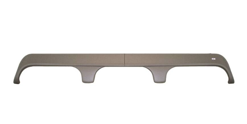 Icon FS2090 101-1/8"L x 14-7/8"H (7-7/8" Arch Heigh) Taupe Triple Axle Fender Skirt for Monaco Holiday Model • 12090