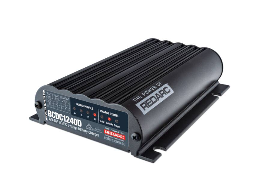 Redarc Dual Input 40A In-Vehicle DC Battery Charger • BCDC1240D