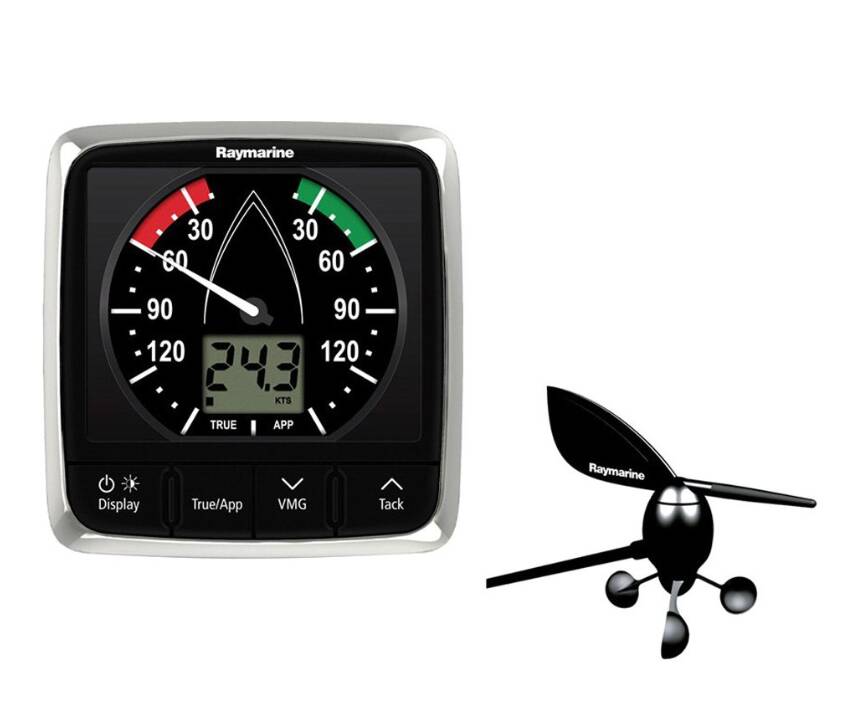Raymarine i60 Wind Wireless Instrument Kit with Wind Transducer • E70150