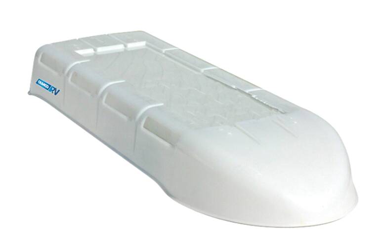 Camco RV Refrigerator Replacement Vent Cover, Top Only, White • 42160