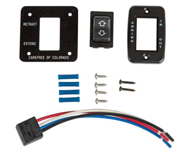 Carefree Awning Rocker Switch for Marquee, Travel'R and Freedom Awnings • R001605