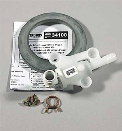 Thetford Water Valve for Aqua-Magic Lite And Plus RV Toilets • 34100