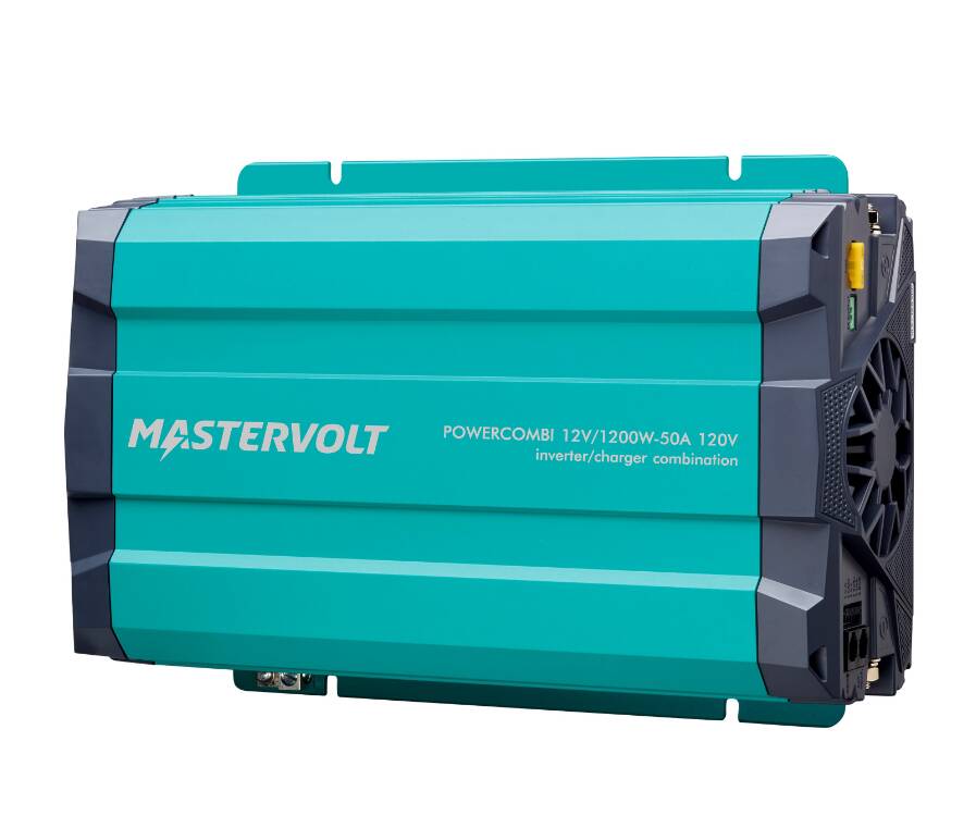 Mastervolt PowerCombi 50 A 12 V DC Input/120 V AC Output 1200 W Inverter/Charger • 36211200