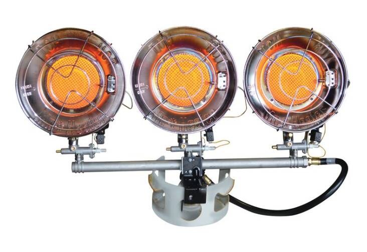 Mr. Heater Triple Tank Top Liquid Propane Heater - 10,000 - 45,000 BTU Per Hour • F242915