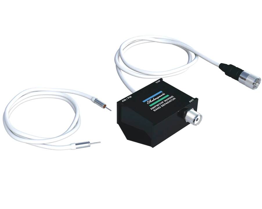 Shakespeare Base-Loaded AM / FM / VHF Separator • 4357-S