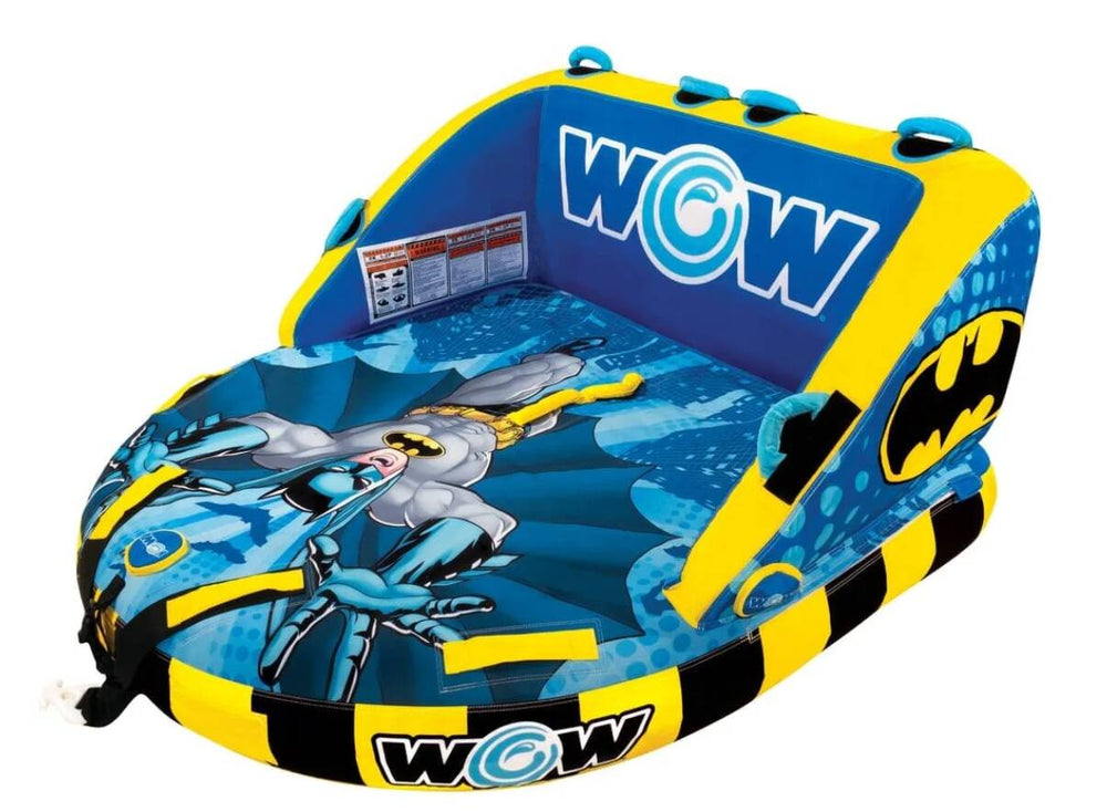 WOW Watersports Batman 2 Person Soft Top Towable Tube • 22-WTO-3930