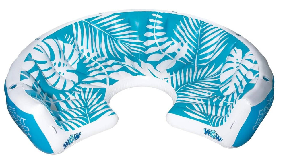 WOW Watersports Resort Island 6-8 Person Water Inflatable Lounge • 23-WIL-4759
