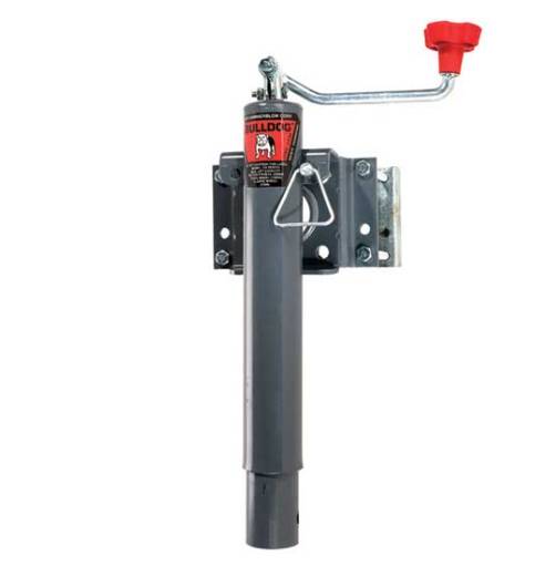 Bulldog Manual Round Topwind Swivel Tongue Jack • 151443