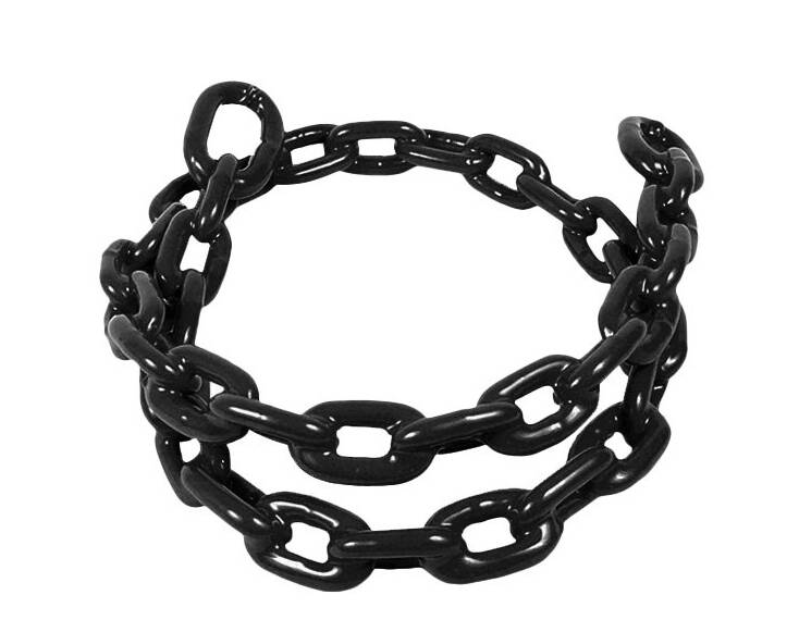 Greenfield 1/4" D x 4' L Black PVC-Coated Steel Anchor Chain • 2115-B