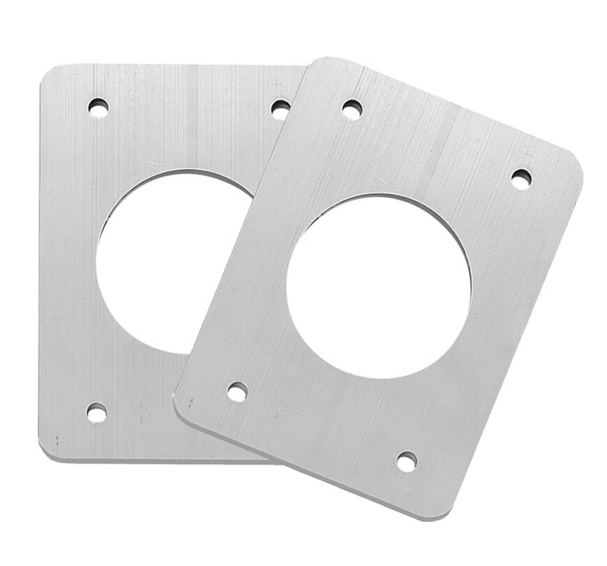 Taco Backing Plates for Grand Slam Outriggers - Anodized Aluminum • BP-150BSY-320-1