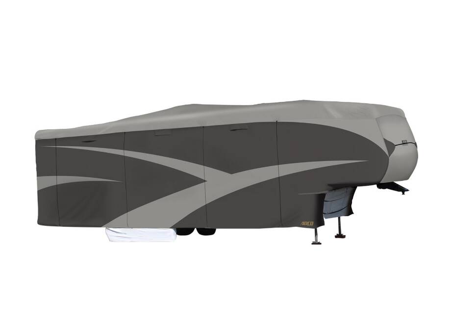 ADCO SFS AquaShed Designer 5th Wheel Trailer Cover (Gray, Up to 34') • 52255