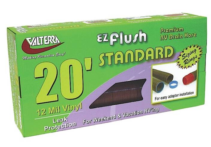 Valterra Flush 20' Bronze Standard Drain Hose • D04-0016