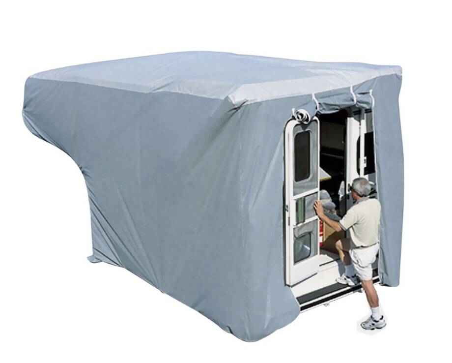 ADCO SFS AquaShed Truck Camper Cover (Gray, Up to 17'9") • 12264