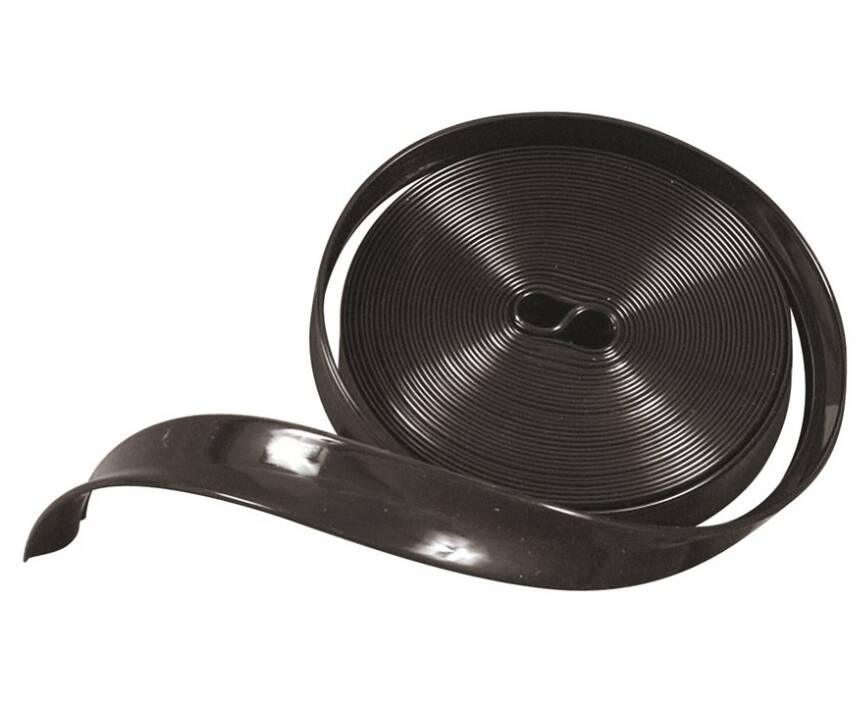 Camco Vinyl Trim Insert - 1" x 100' Black • 25212
