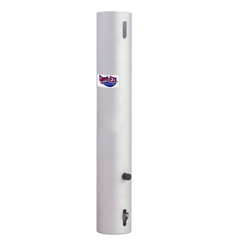 Attwood 238 Series 14" H x 2-3/8" D Aluminum Extension Fixed Post • 238614-1