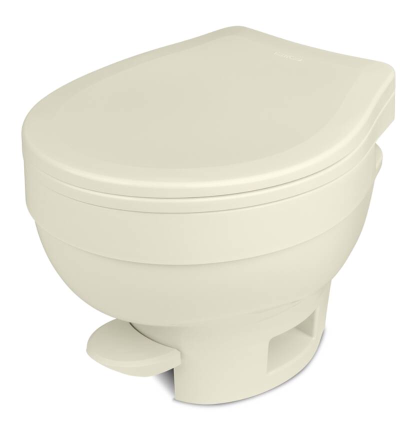 Thetford Aqua-Magic VI Permanent SloClose Toilet, Low Profile, Parchment • 31834