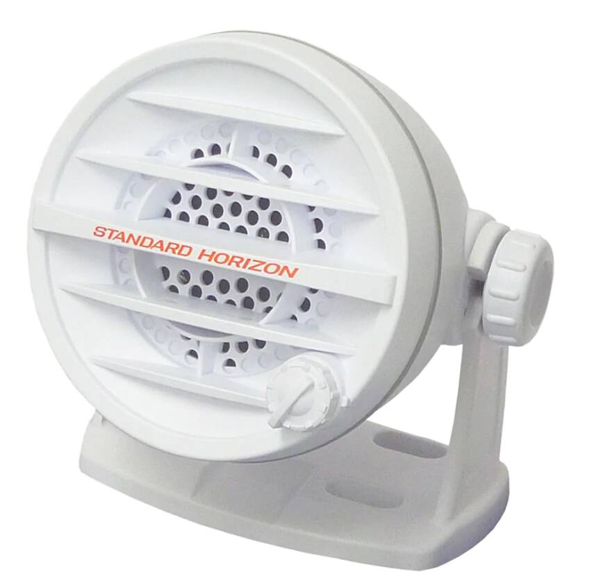 Standard Horizon 1-Way 4-Ohm White Active VHF Speaker • MLS-410PA-W