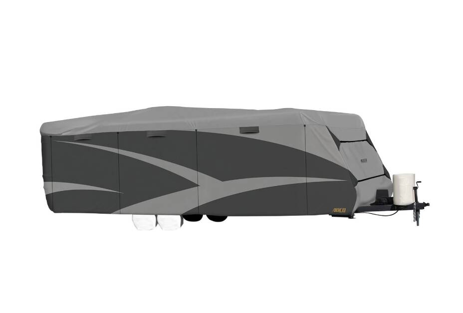 ADCO SFS AquaShed Designer Travel Trailer Cover (Gray, Up to 26') • 52243