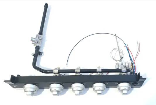 Furrion Front Panel Module, Black w/ Silver Knobs, Ignitor Included • 2021124091