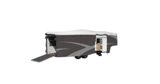 ADCO Designer Series 5th Wheel Trailer Cover (Gray with White Roof, Up to 40') • 36857